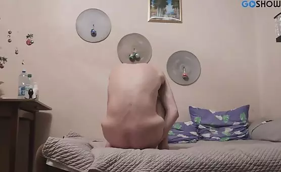 Horny Guy Fucks His Ass with Massive Dildo